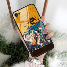Load image into Gallery viewer, Demon Slayer / Kimetsu no Yaiba Tempered Phone Case