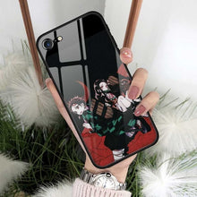 Load image into Gallery viewer, Demon Slayer / Kimetsu no Yaiba Tempered Phone Case

