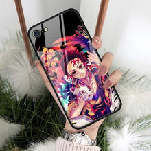 Load image into Gallery viewer, Demon Slayer / Kimetsu no Yaiba Tempered Phone Case

