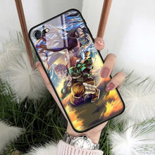 Load image into Gallery viewer, Demon Slayer / Kimetsu no Yaiba Tempered Phone Case
