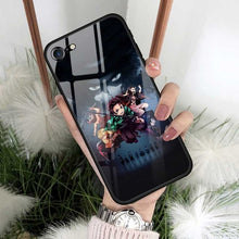 Load image into Gallery viewer, Demon Slayer / Kimetsu no Yaiba Tempered Phone Case
