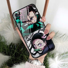 Load image into Gallery viewer, Demon Slayer / Kimetsu no Yaiba Tempered Phone Case
