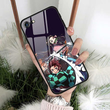 Load image into Gallery viewer, Demon Slayer / Kimetsu no Yaiba Tempered Phone Case
