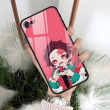 Load image into Gallery viewer, Demon Slayer / Kimetsu no Yaiba Tempered Phone Case
